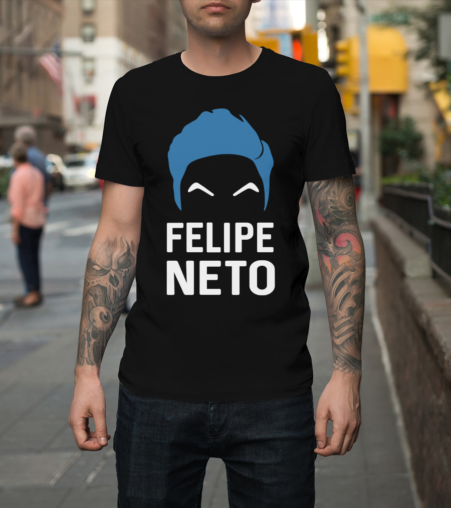 Felipe Neto Blue Hair T-Shirt