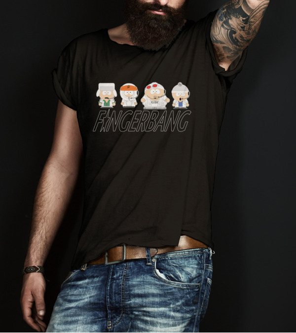South Park Fingerbang Characters Ensemble T-Shirt