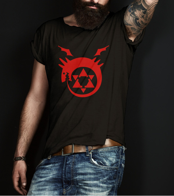 Homunculus Ouroboros Symbol From Fullmetal Alchemist T-Shirt