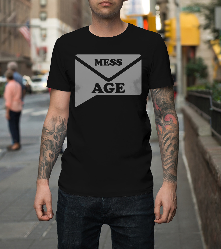 MESS AGE Envelope T-Shirt