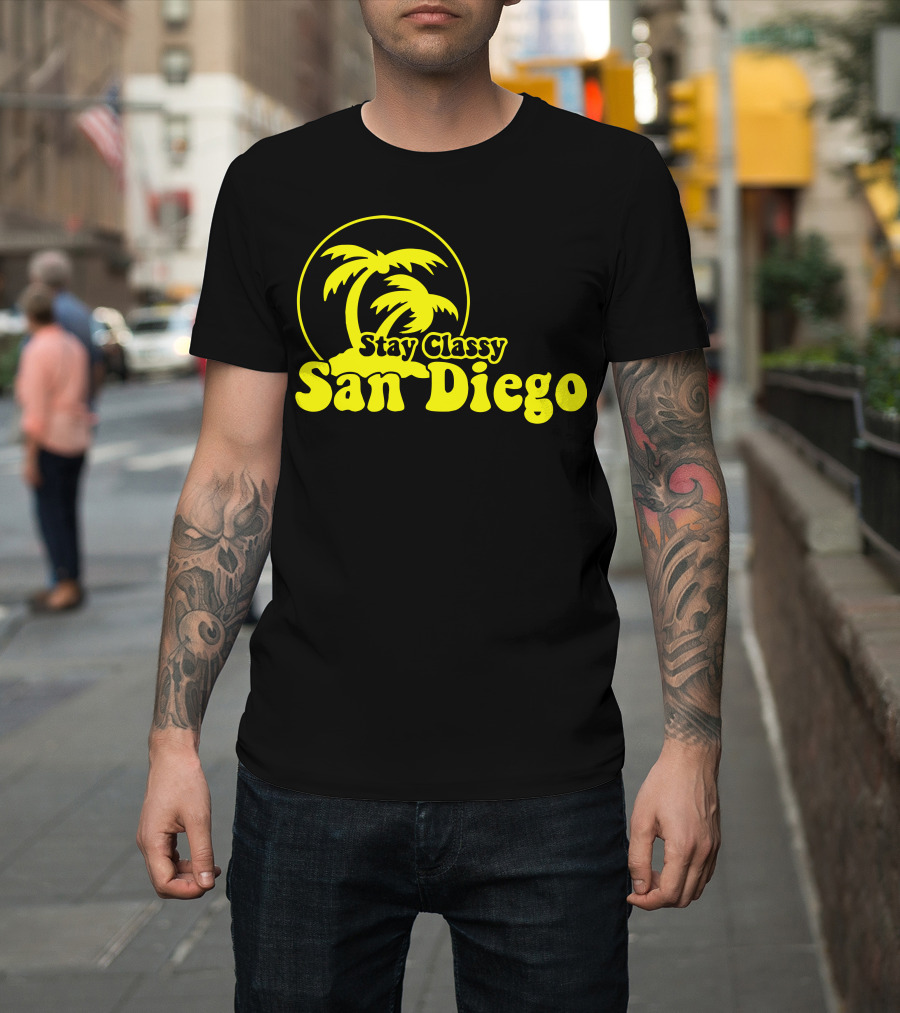 Stay Classy San Diego Palm Tree T-Shirt
