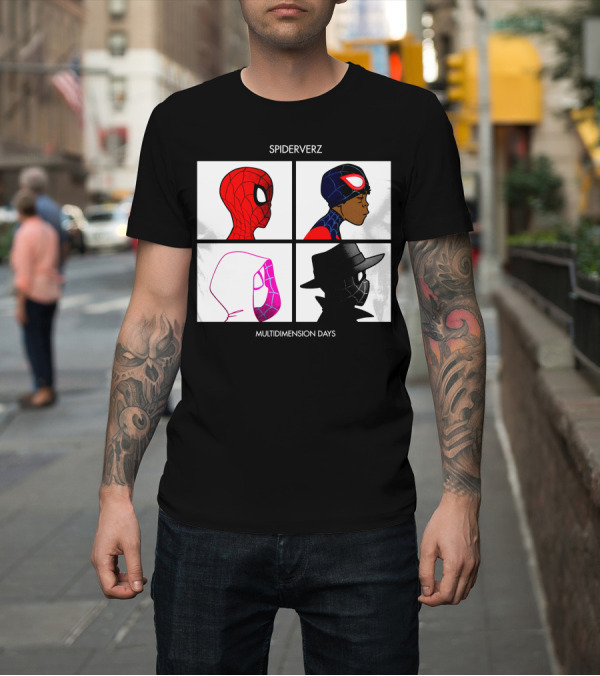 Shirt: SPIDERVERZ MULTIDIMENSION DAYS T-Shirt SPIDERVERZ MULTIDIMENSION DAYS T-Shirt