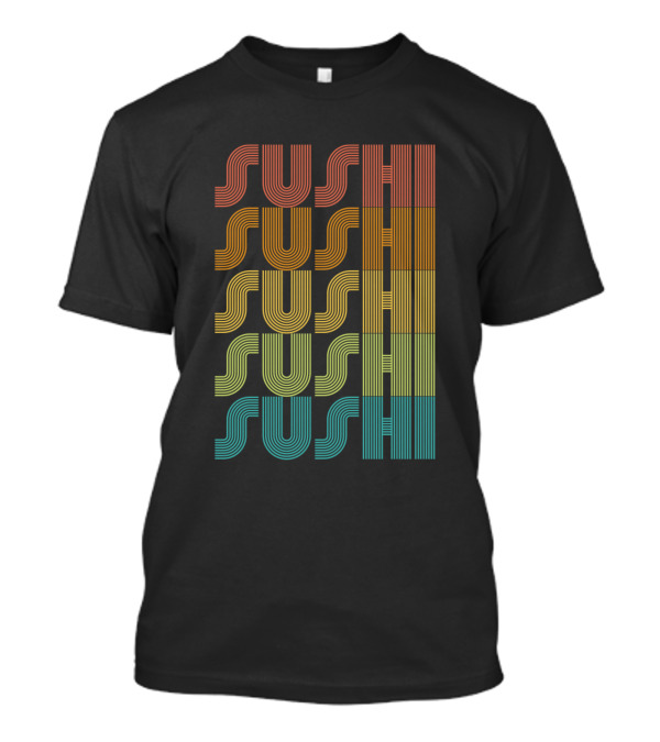 Sushi Retro Striped T-Shirt