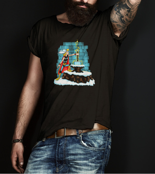 Thor Asterix Crossover Mashup T-Shirt