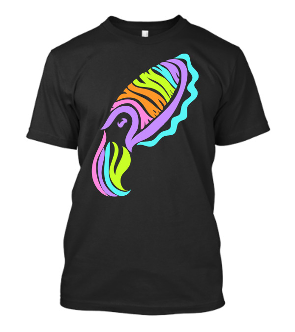 Tribalish Cuttlefish Rainbow Psychedelic T-Shirt