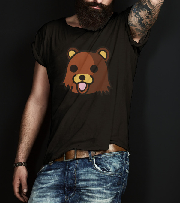 Bear Meme Icon Happy Face T-Shirt