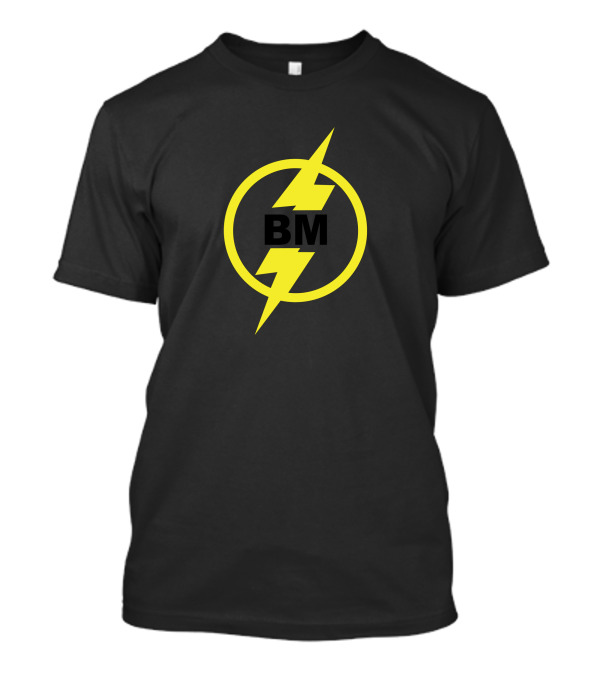 Best Man Bachelor Party Vegas Vintage BM Lightning Circle T-Shirt