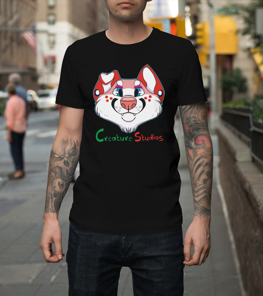 Creature Studios Cartoon Animal Face T-Shirt