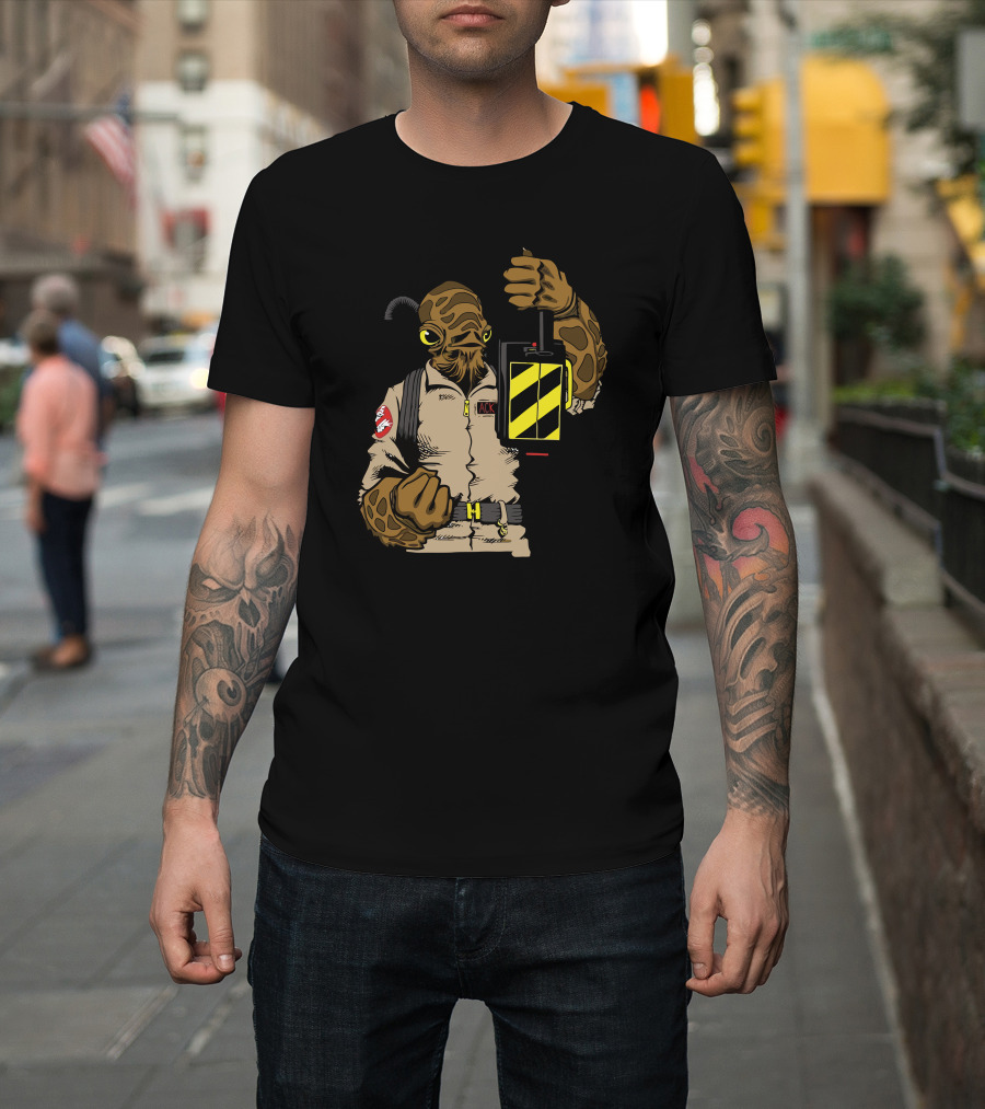 It's A Trap Star Wars Admiral Ackbar Ghostbusters Crossover T-Shirt