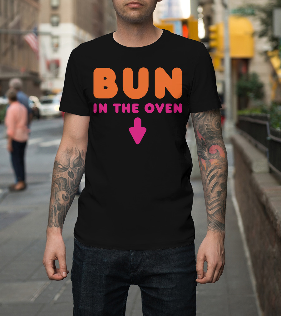 Bun In The Oven Down Arrow T-Shirt