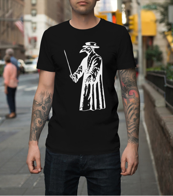 Shirt: The Black Death Plague Doctor Medieval Costume T-Shirt The Black Death Plague Doctor Medieval Costume T-Shirt