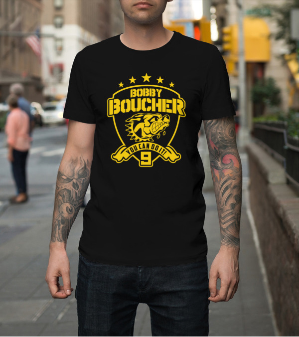 Shirt: Bobby Boucher You Can Do It 9 Alligator Crest T-Shirt Bobby Boucher You Can Do It 9 Alligator Crest T-Shirt