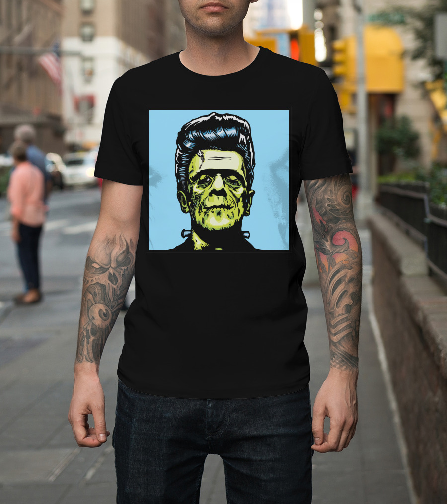 Frankenstein Monster Retro Pop T-Shirt