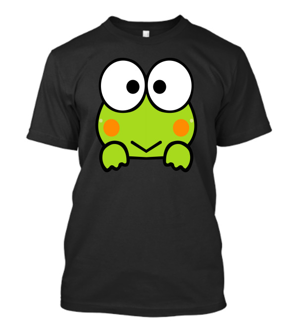 Keroppi Cute Frog Character With Orange Cheeks And Big Eyes T-Shirt