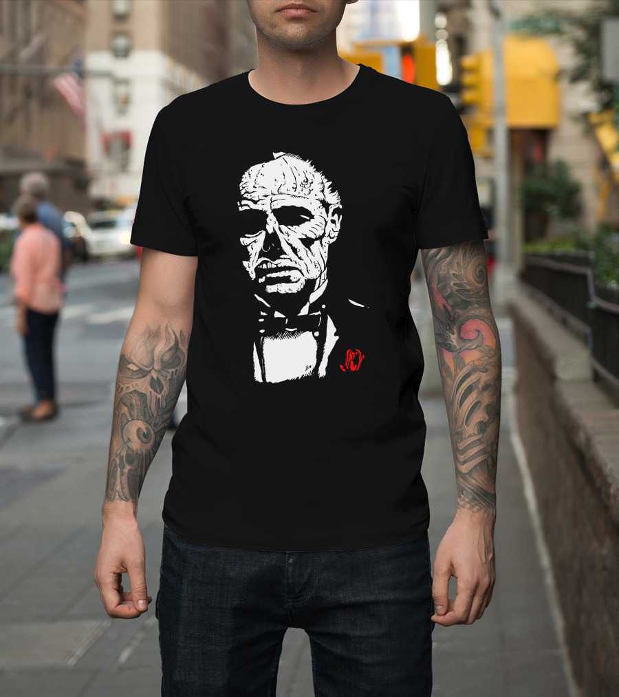 Zombie Brando The Zomfather Cinematic Undead Mafioso T-Shirt