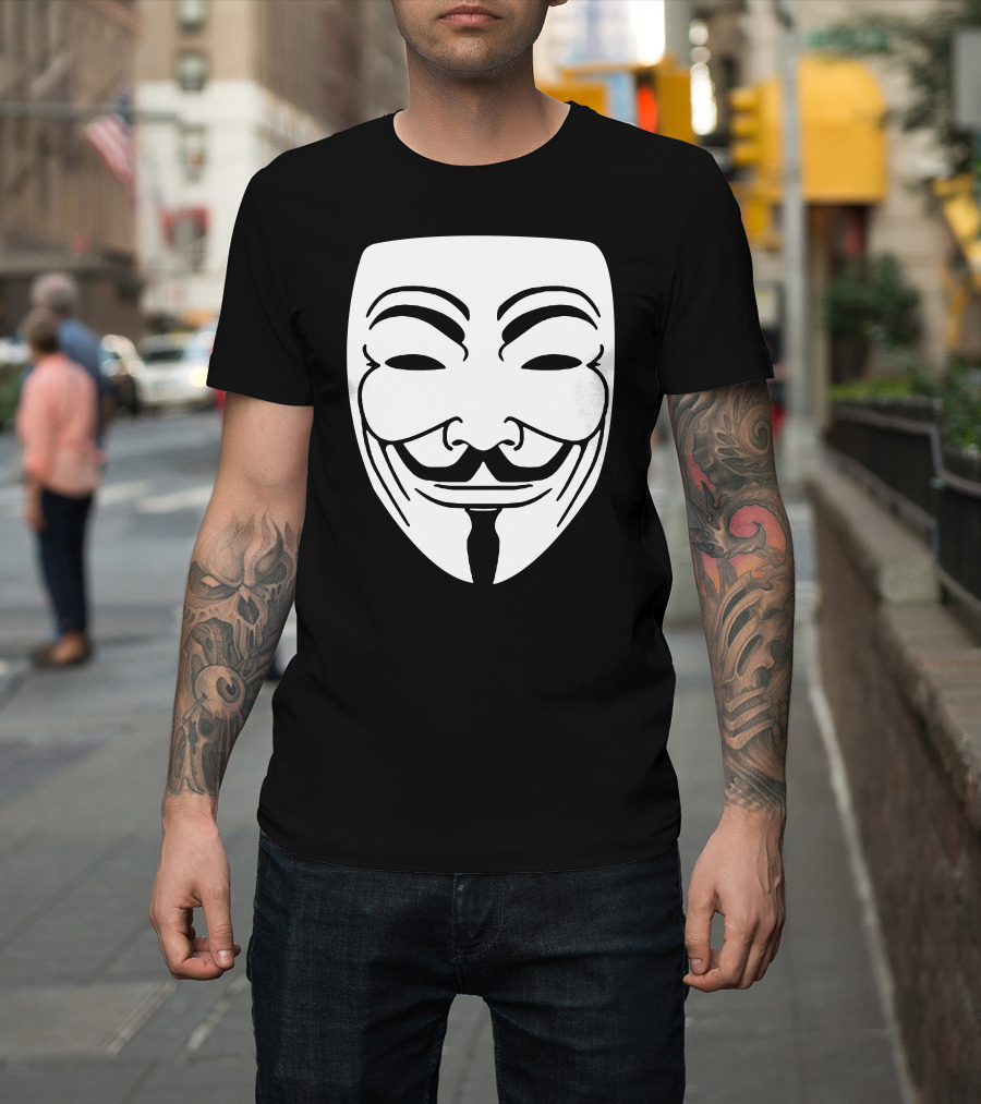 Guy Fawkes Anonymous Mask Revolutionary T-Shirt
