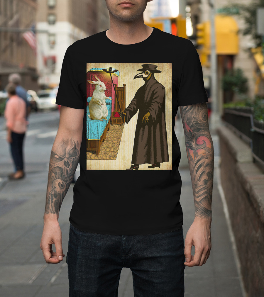 Easter Bunny Meets Plague Doctor T-Shirt
