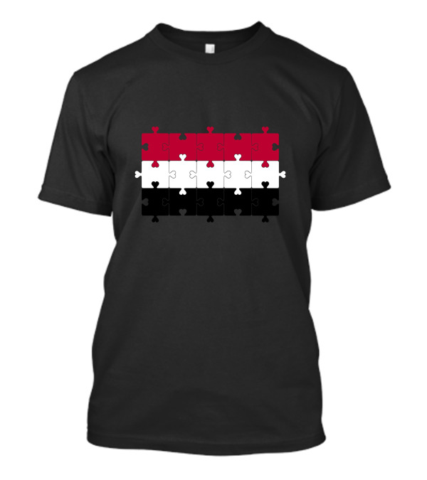 Flag Of Yemen Puzzle T-Shirt