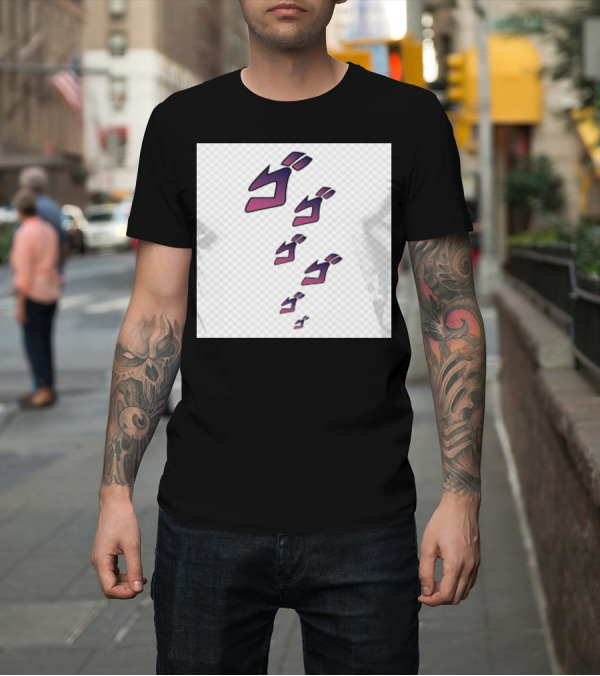 Shirt: Is That A Jojo Reference Iconic Manga Onomatopoeia Symbols T-Shirt Is That A Jojo Reference Iconic Manga Onomatopoeia Symbols T-Shirt