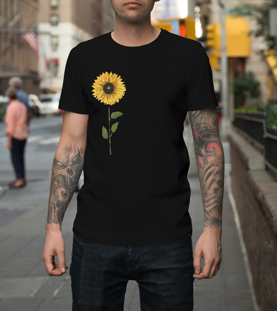 I Will Choose To Find Joy In The Journey That God Has Set Before Me Sunflower T-Shirt