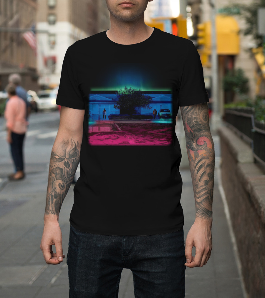 2 Big Sean Double Or Nothing Album Art Neon Urban Scene T-Shirt