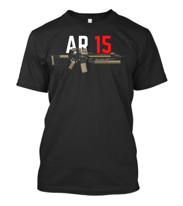 AR 15 Rifle Tactical T-Shirt
