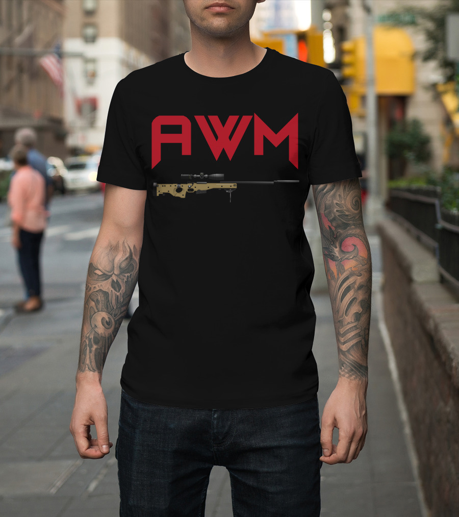 AWM Sniper Rifle Iconic T-Shirt