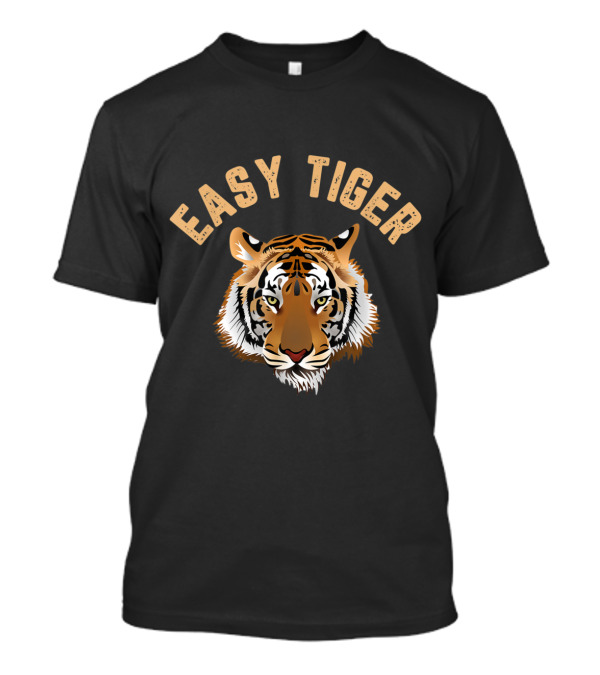 Easy Tiger Vintage Animal Tiger Head T-Shirt