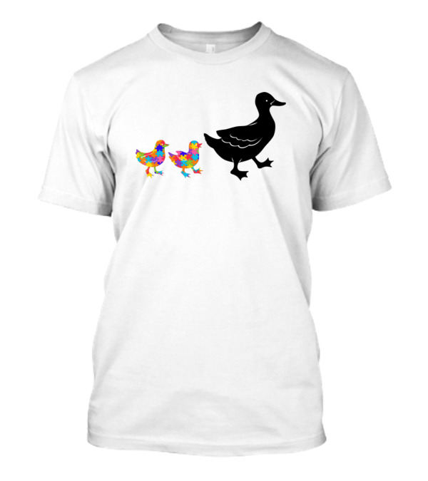 Duck Autism Puzzle Piece Ducks T-Shirt