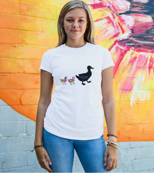 Duck Autism Puzzle Piece Ducks T-Shirt