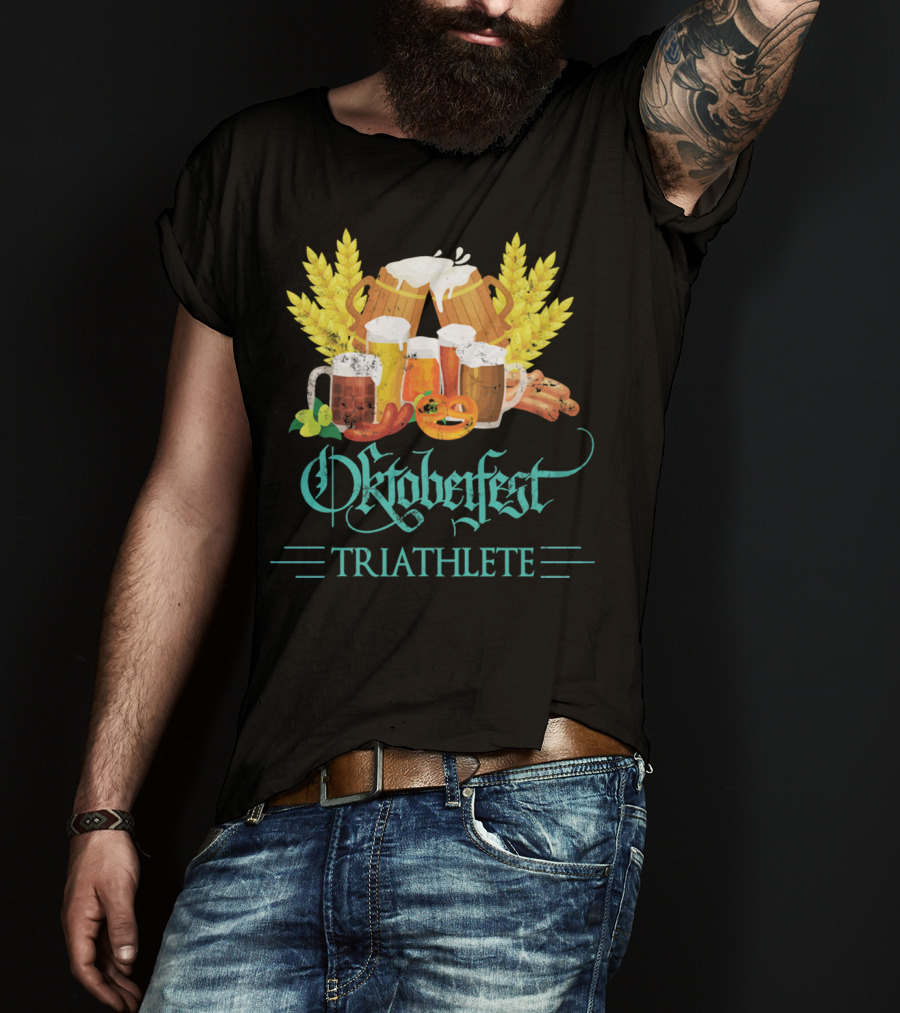 Oktoberfest Triathlete Beer T-Shirt