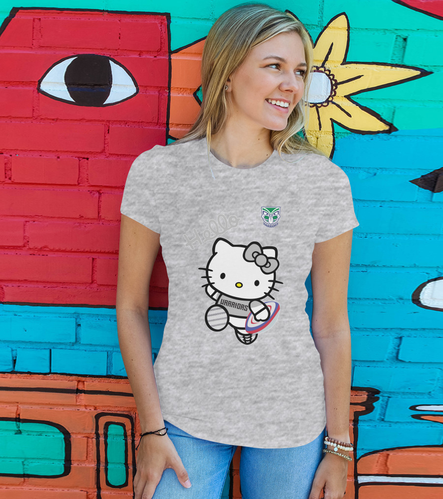 New Zealand Warriors Hello Kitty Rugby T-Shirt