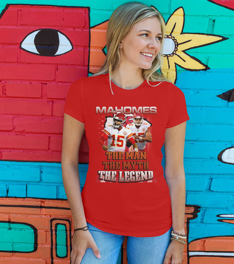 MAHOMES THE MAN THE MYTH THE LEGEND NFL Kansas City Chiefs P504HN6130 T-Shirt