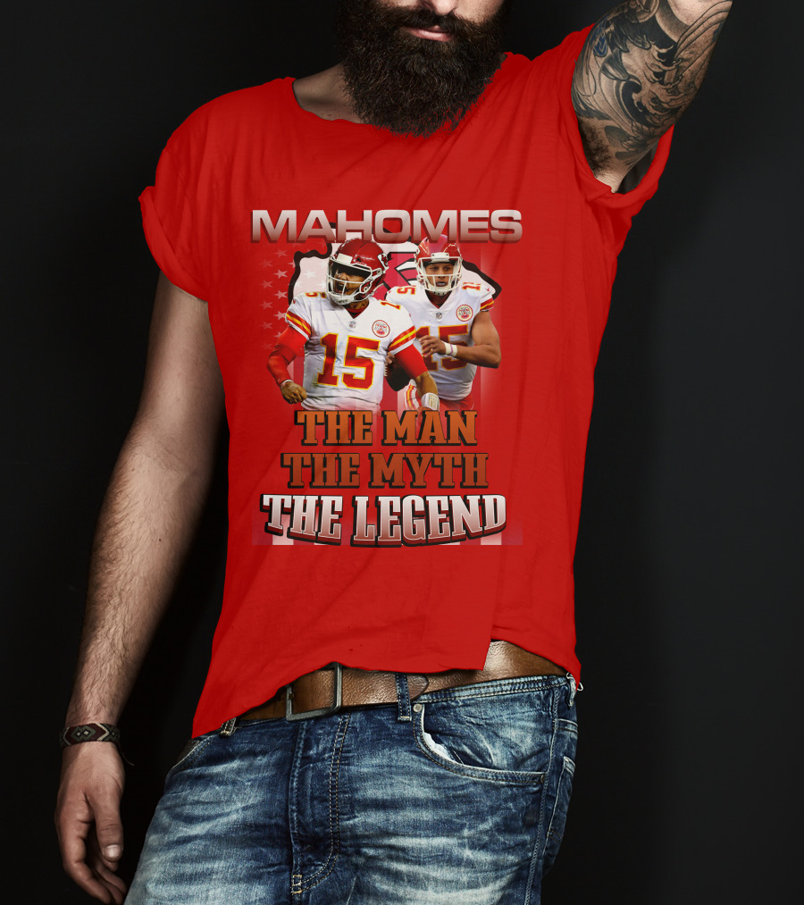 MAHOMES THE MAN THE MYTH THE LEGEND NFL Kansas City Chiefs P504HN6130 T-Shirt