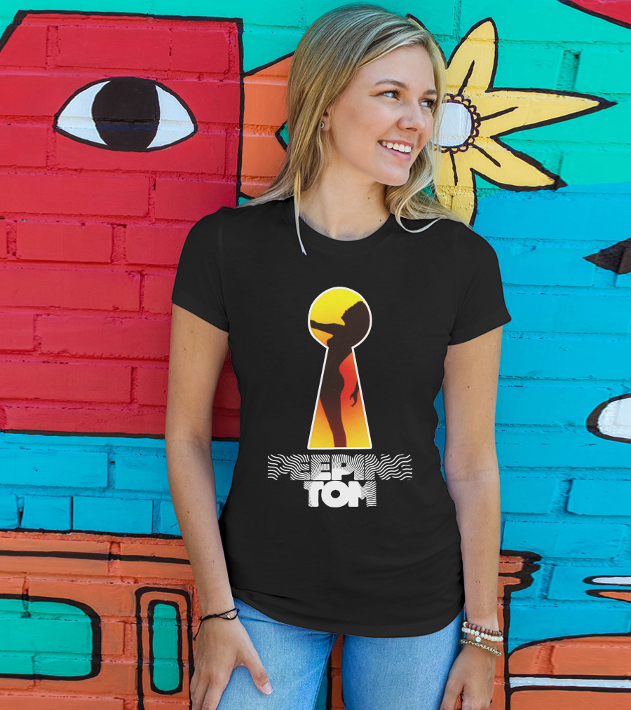 Peeping Tom 2006 Keyhole Silhouette Sunset T-Shirt