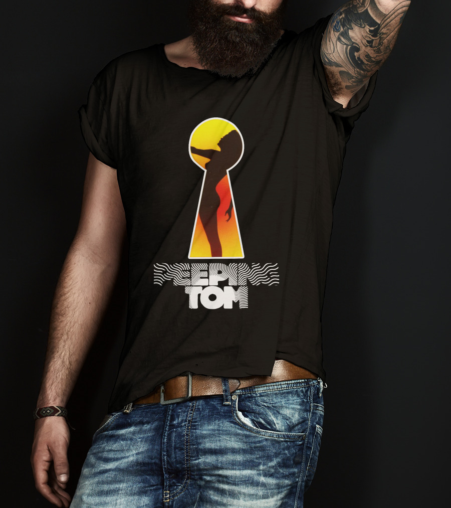 Peeping Tom 2006 Keyhole Silhouette Sunset T-Shirt
