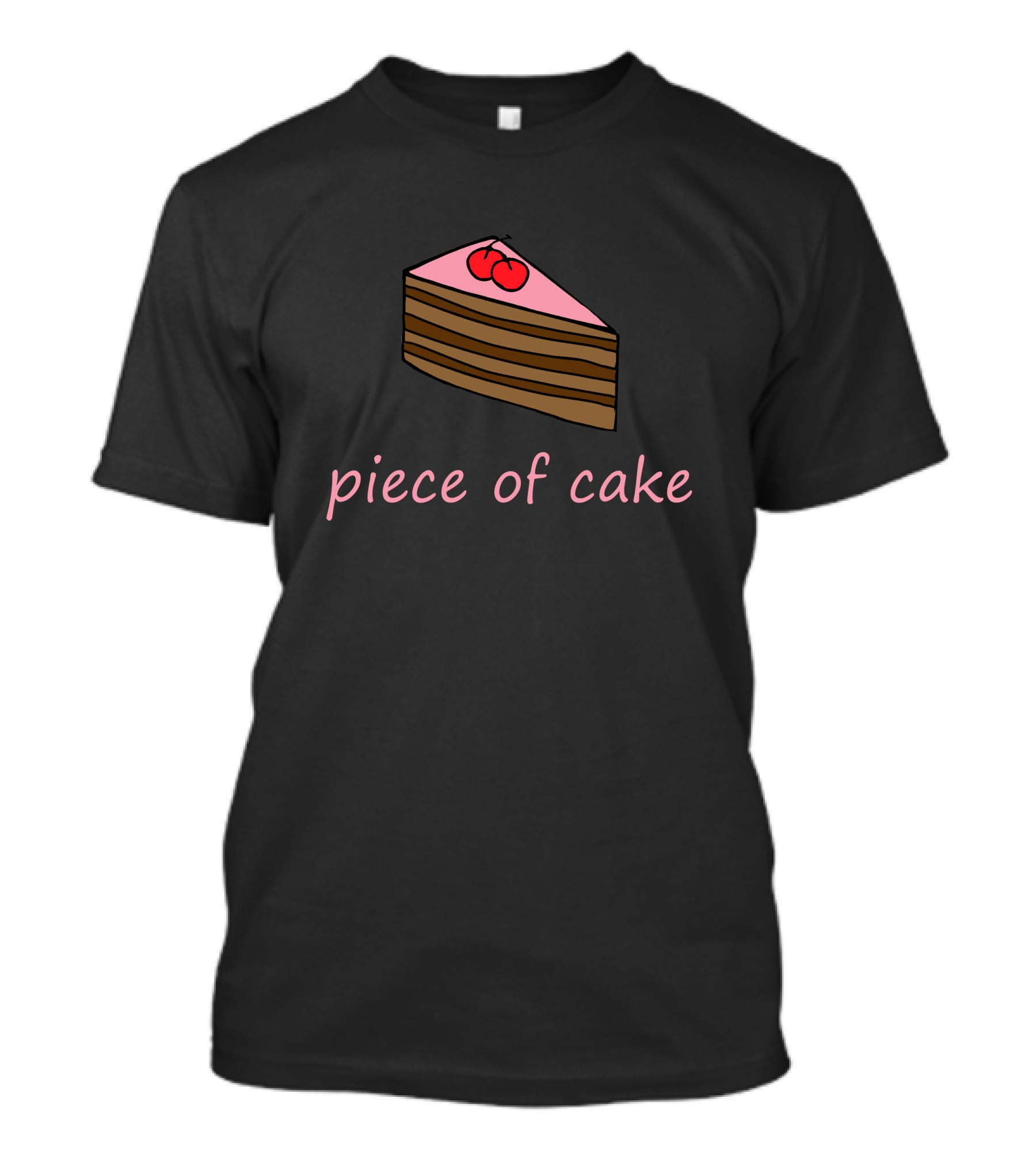 Piece Of Cake Slice With Cherries T-Shirt