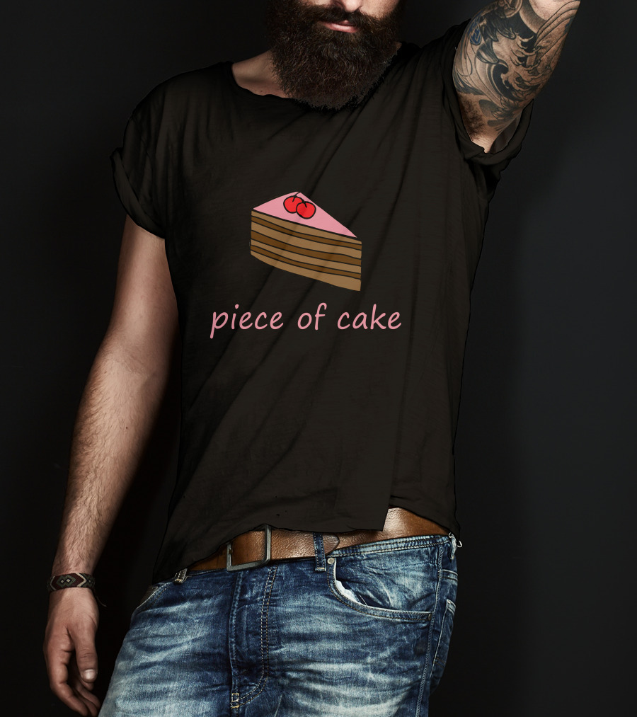 Piece Of Cake Slice With Cherries T-Shirt