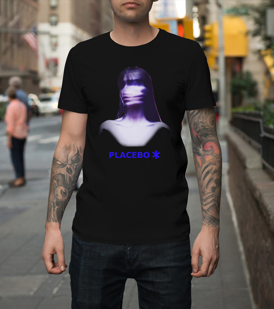 PLACEBO Purple Blur Girl T-Shirt