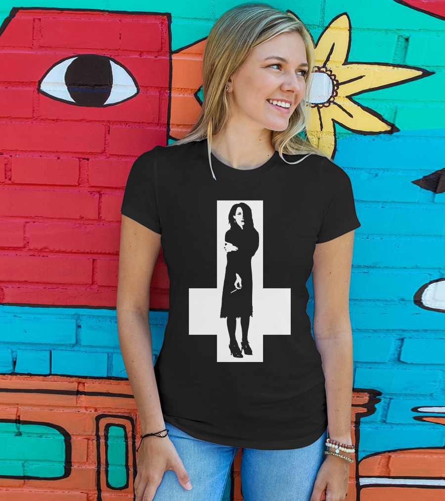 Rozz Williams Gothic Silhouette Cross T-Shirt