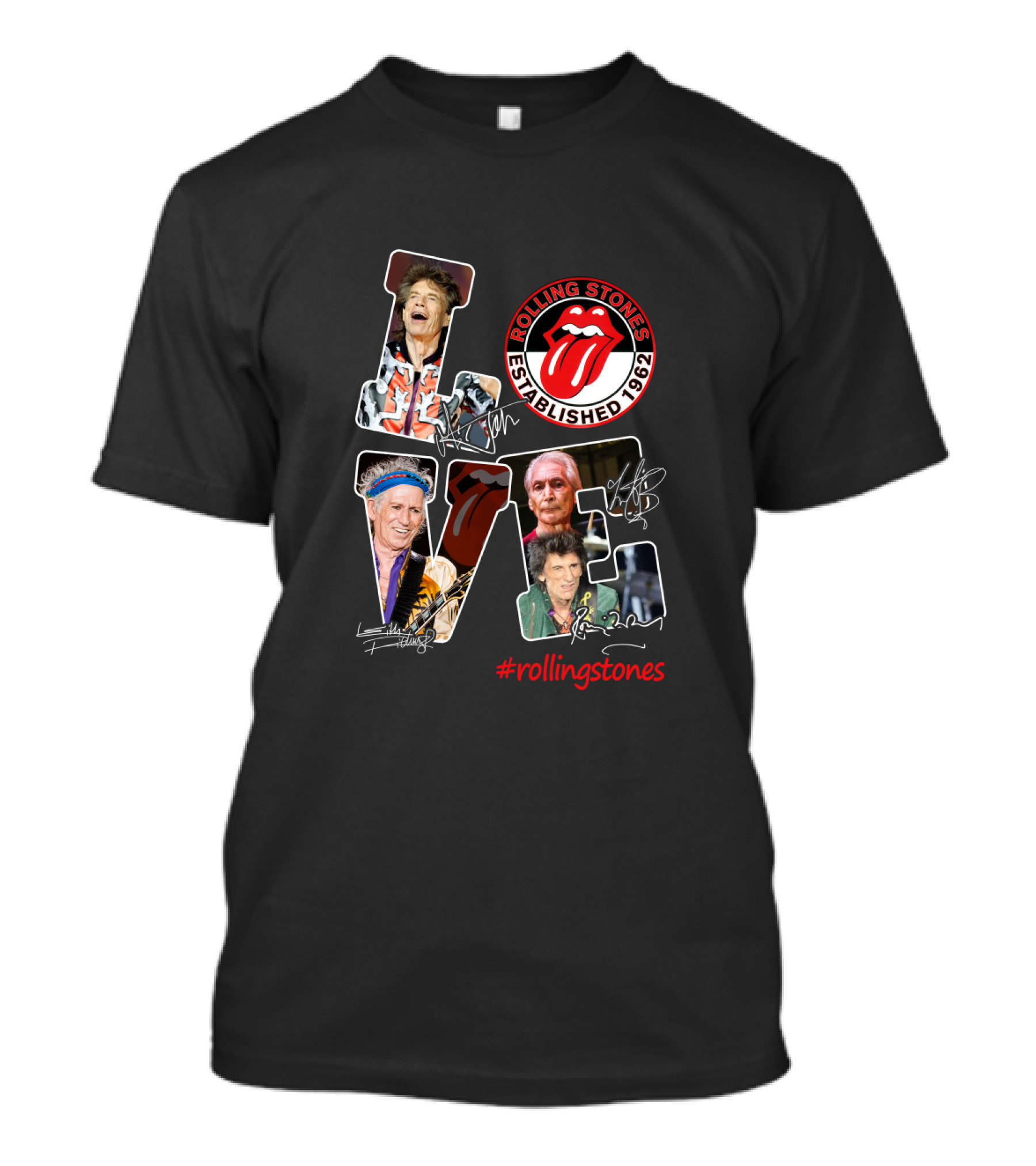 Rolling Stones Love Established 1962 #rollingstones T-Shirt