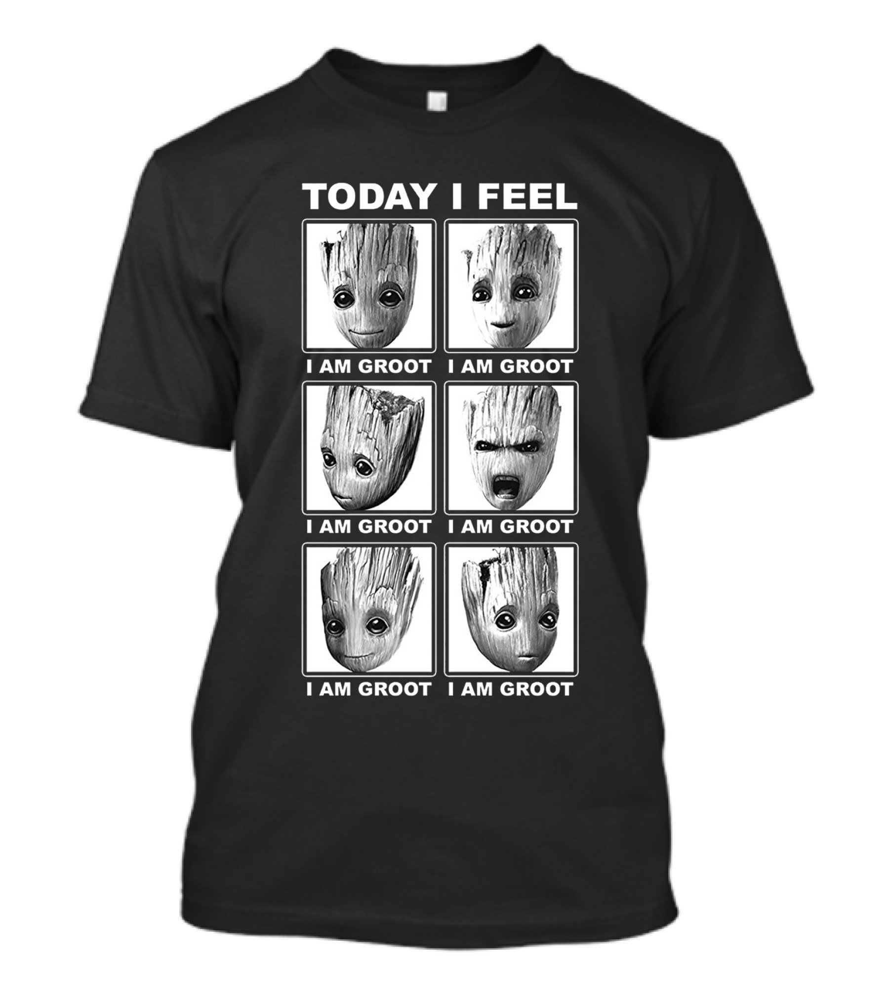 Today I Feel I Am Groot Emotions Variation T-Shirt