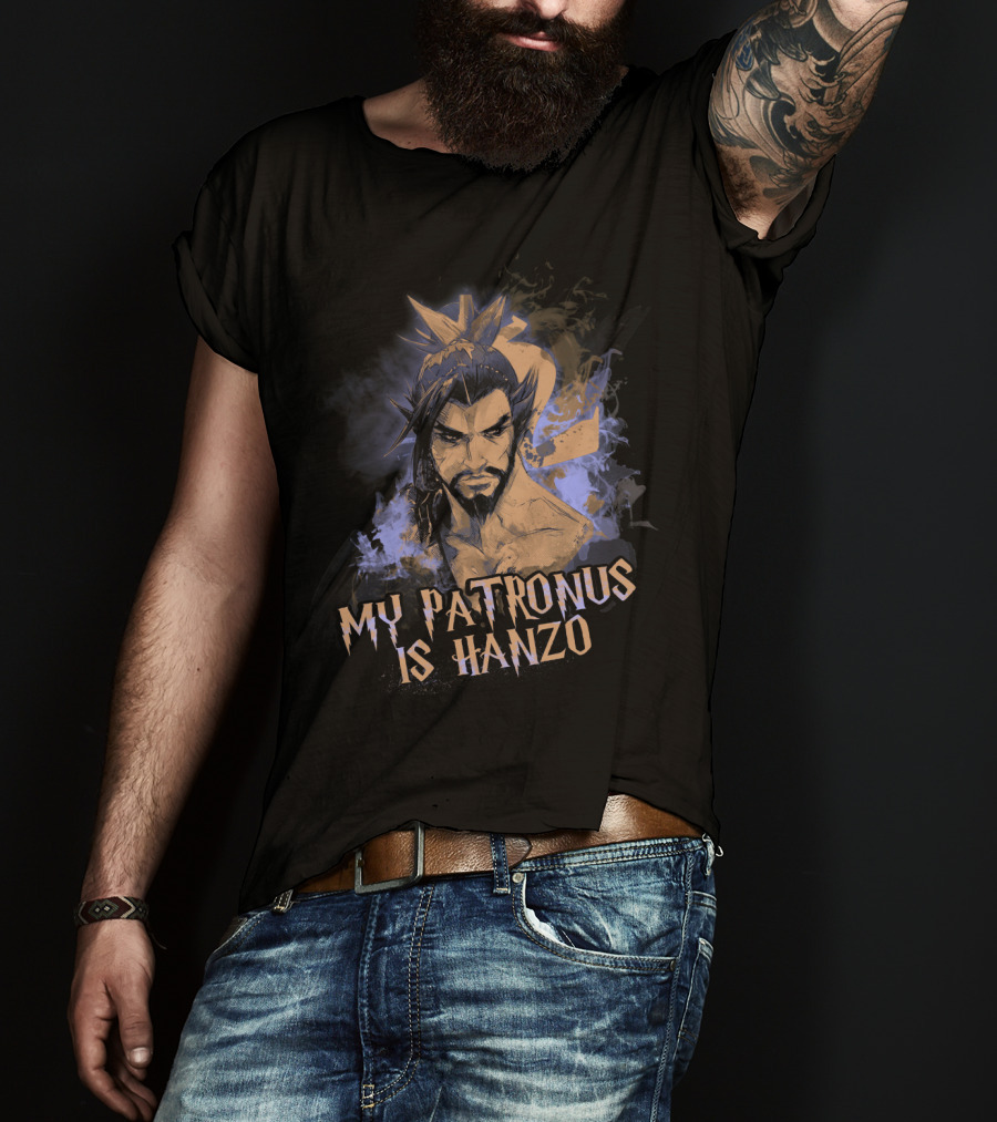 Game Overwatch My Patronus Is Hanzo Character T-Shirt