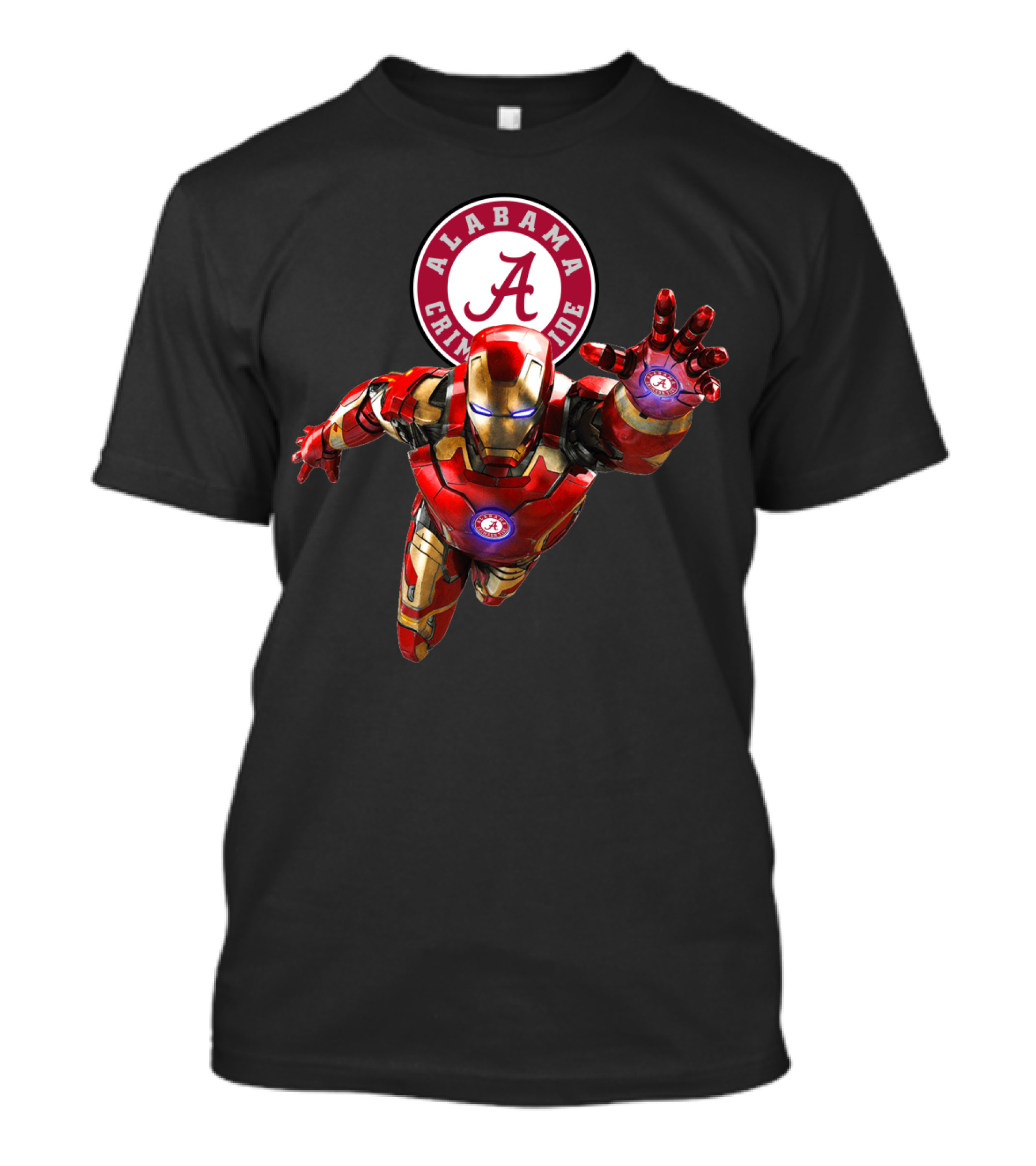 Alabama Crimson Tide Iron Man Crossover T-Shirt