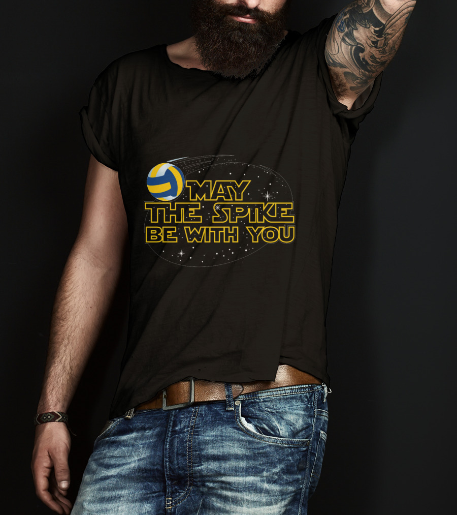 May The Spike Be With You Volleyball T-Shirt