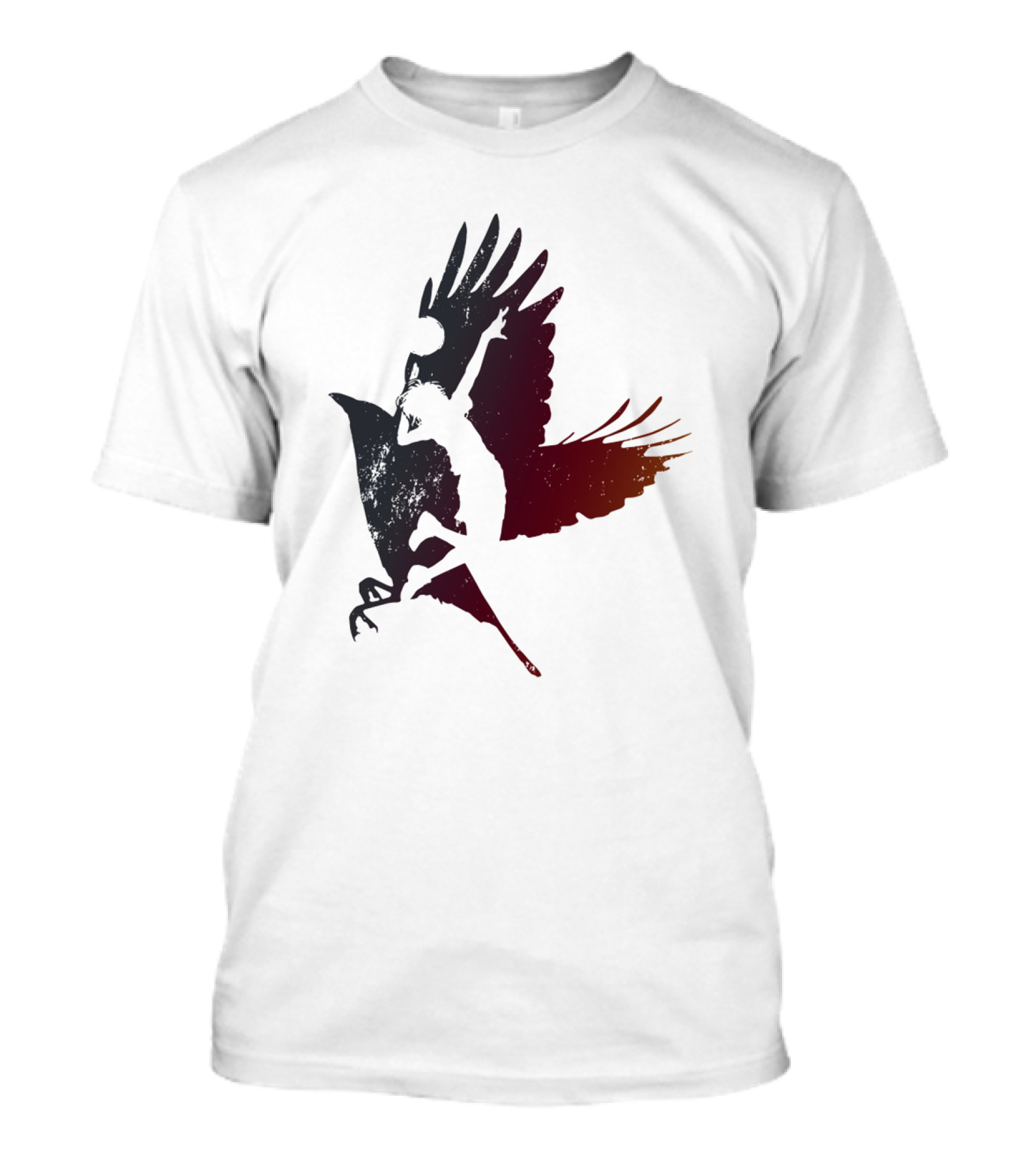 Volleyball Player Silhouette With Bird Wings T-Shirt