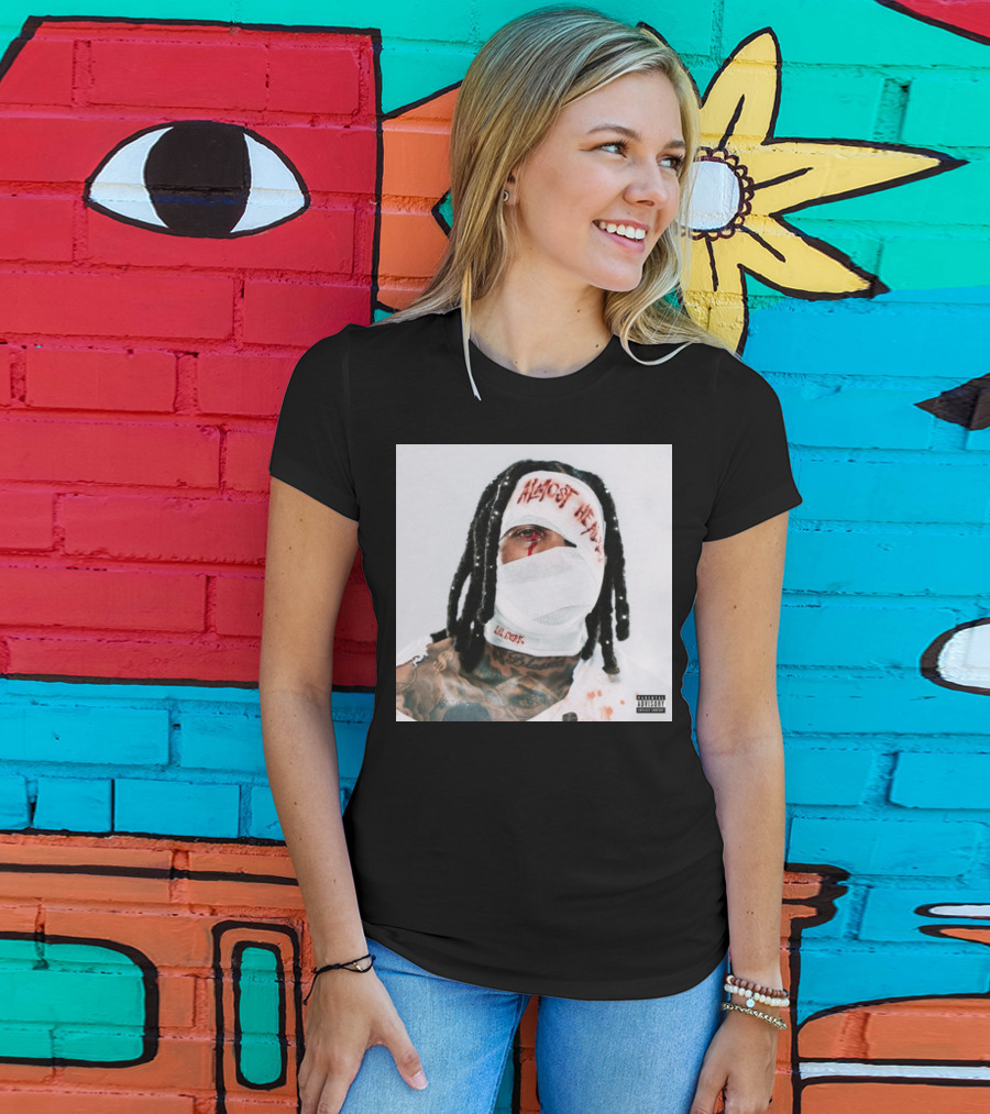 Lil Durk Almost Healed Bandaged Face Album T-Shirt