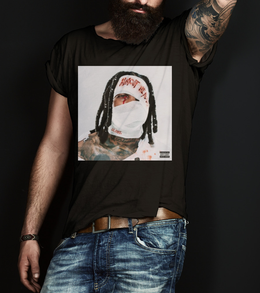 Lil Durk Almost Healed Bandaged Face Album T-Shirt