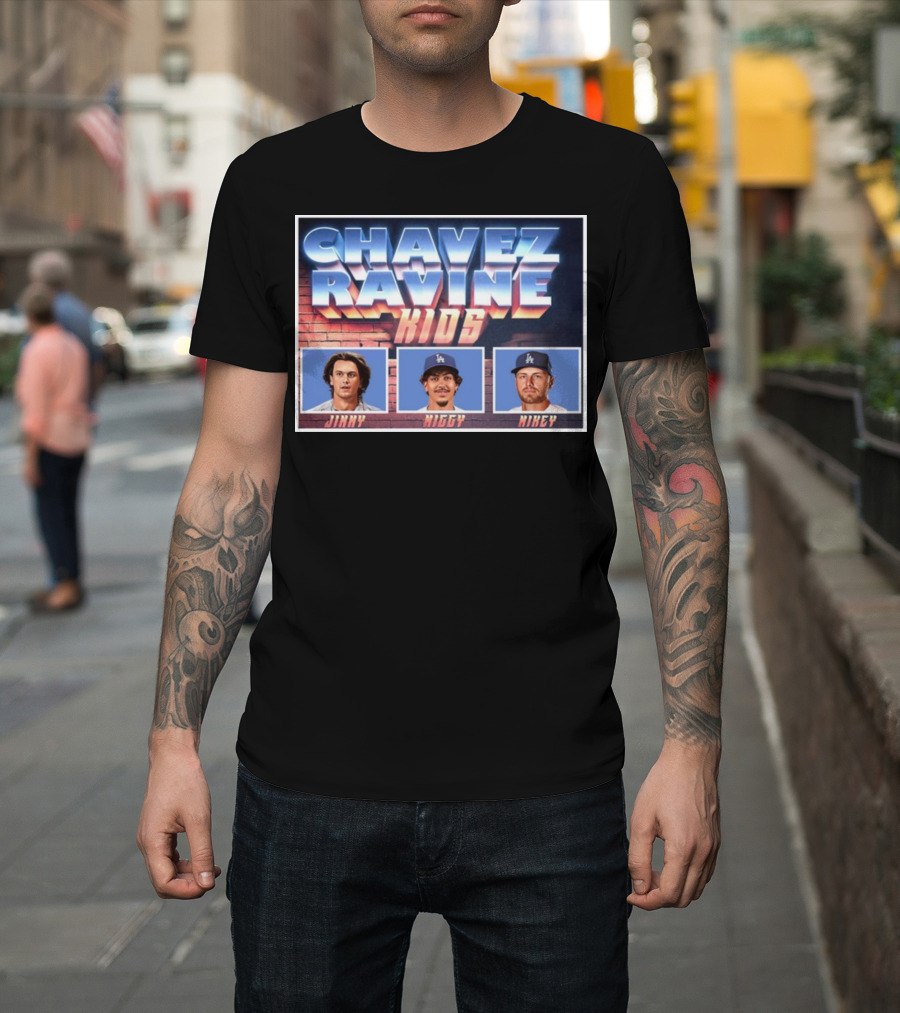 CHAVEZ RAVINE KIDS JIMMY MIGGY MIKEY T-Shirt
