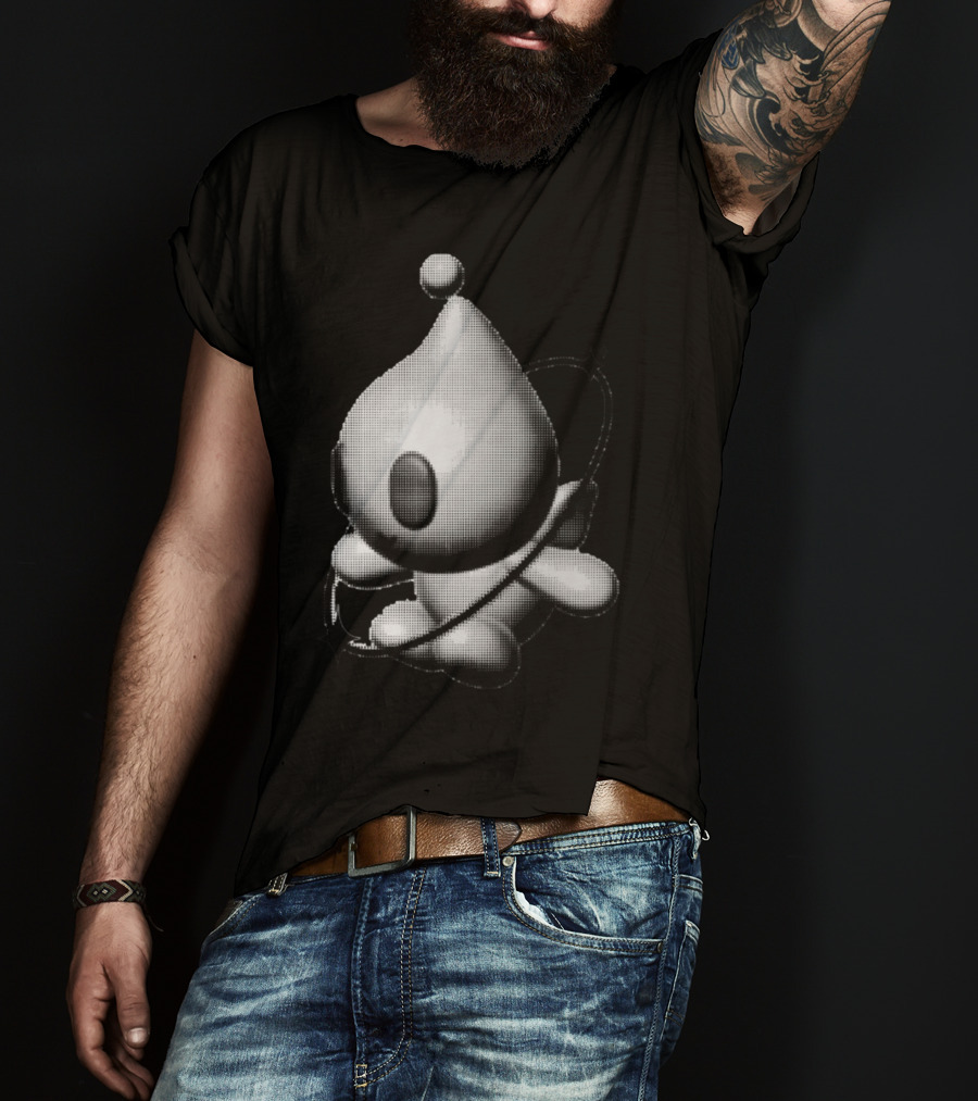 Y2k Friend Retro Digital Character With Orbiting Rings T-Shirt